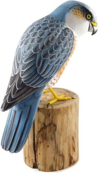 Hand Carved Merlin Falcon Bird~ OOAK Christmas & Birthday Gift - Image 6