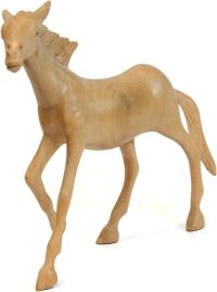 Hand Carved Wooden Animal ~ Horse