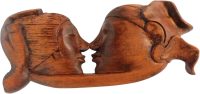 Hand Carved Wooden tte ~ I Always Love You No Matter What - Image 10