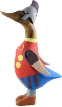 Hand Carved Wooden Bamboo Duck ~ Roman Duck 23cm High - Image 4