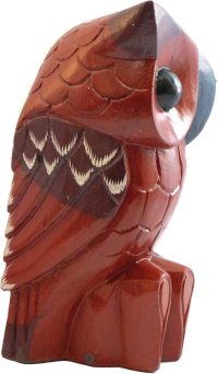 Hand Carved Wooden Owl ~ Brown Owl 11.8cm Long - Image 4